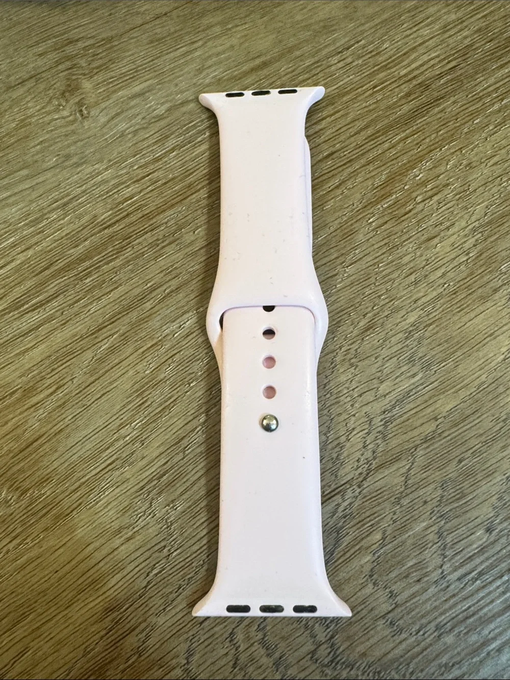44mm Apple Silicone Watch Bands in Light Pink and Red